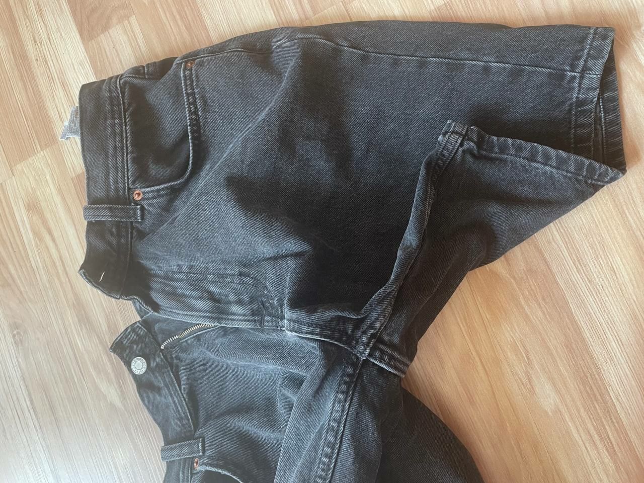 Шорты Zara мужские черные бермуда