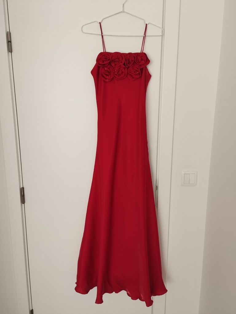 Vestido de cerimónia fluido