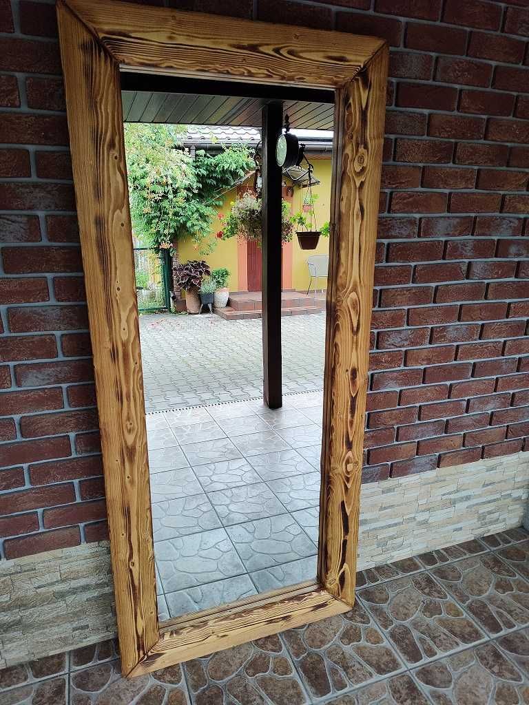 Lustro duże STARE DREWNO Loft Rustic Retro HandMade !!