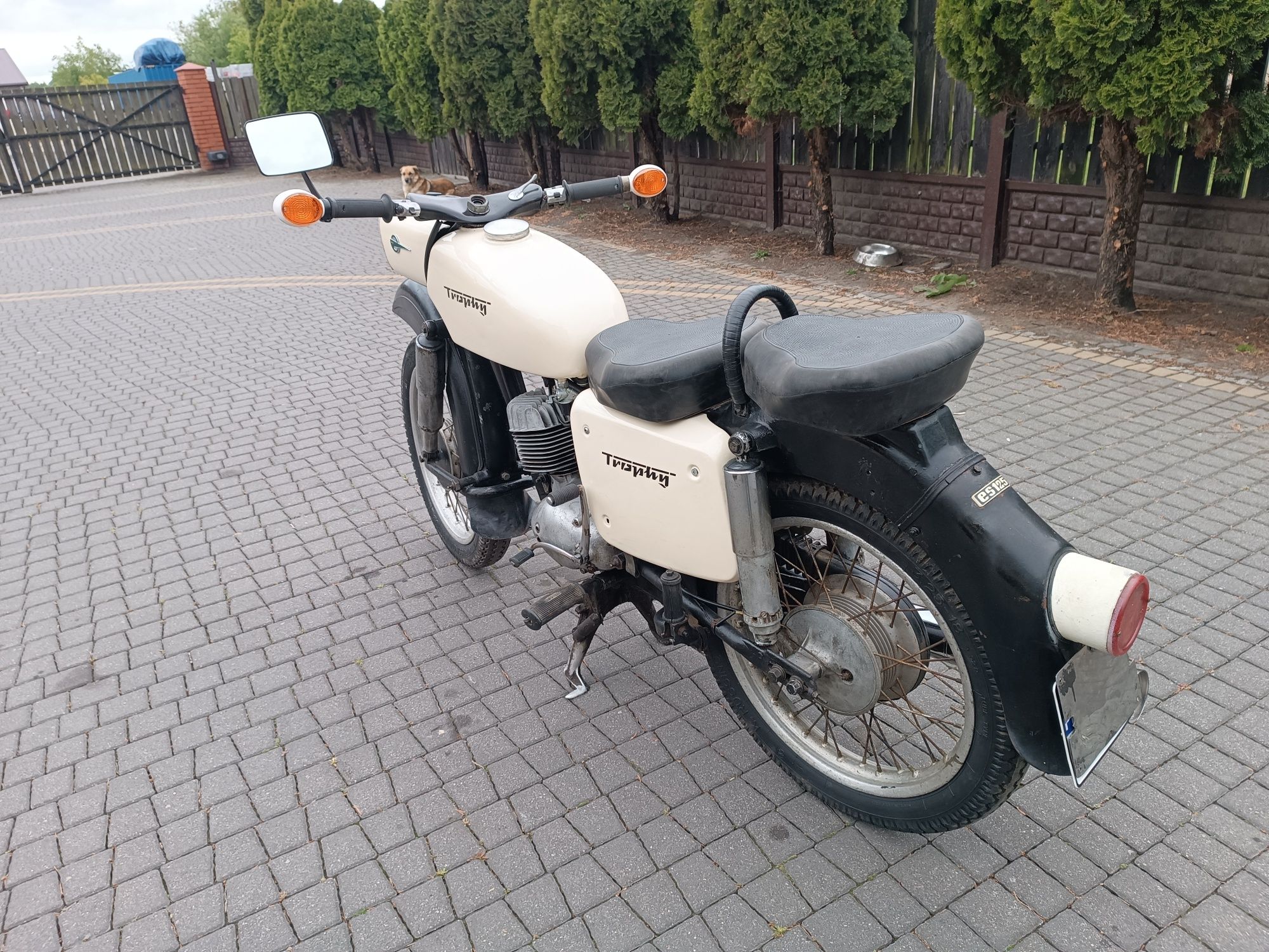 MZ es 125 trophy zamiana zamienię motocykl quad cross prl auto bus