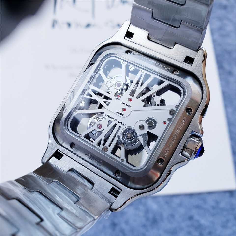 Męski zegarek Cartier Santos de Cartier Skeleton