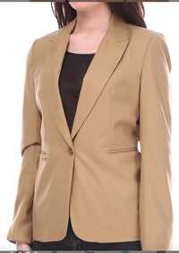 Пиджак женский горчичный 48 размер жакет блейзер
