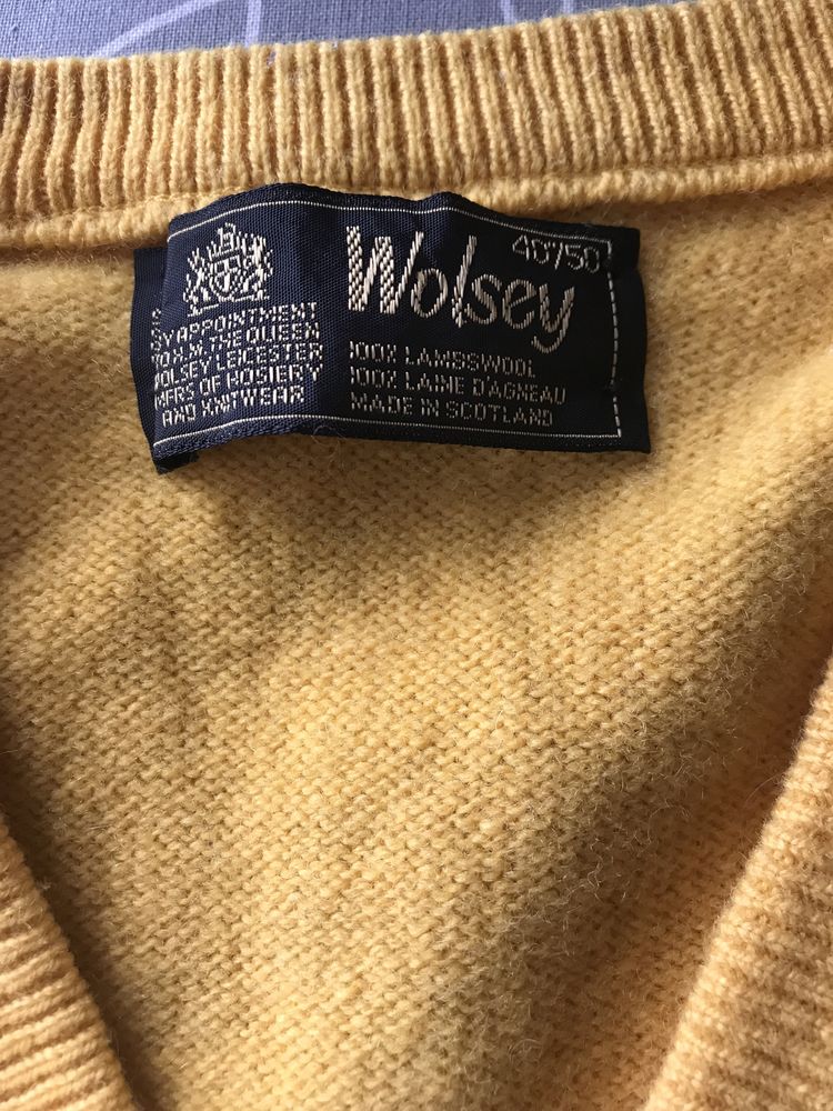 Kamizelka pulower 100 wełna owcza Wolsey