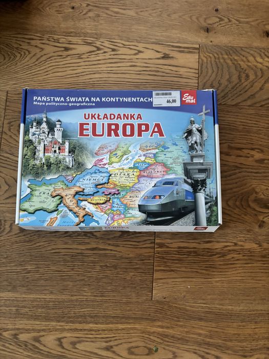 Ukladanka puzzle europa i świat