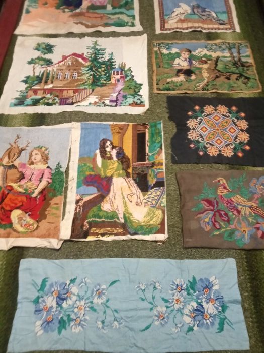 Картина вишивка старовинна