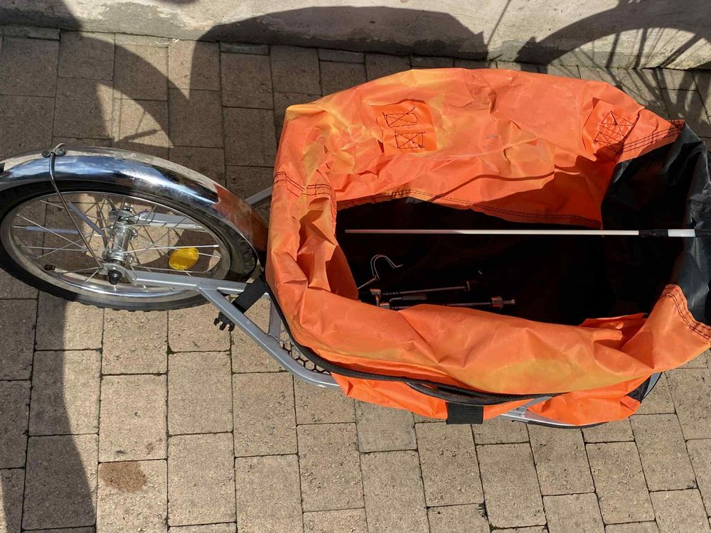 Przyczepka rowerowa, bagażowa.