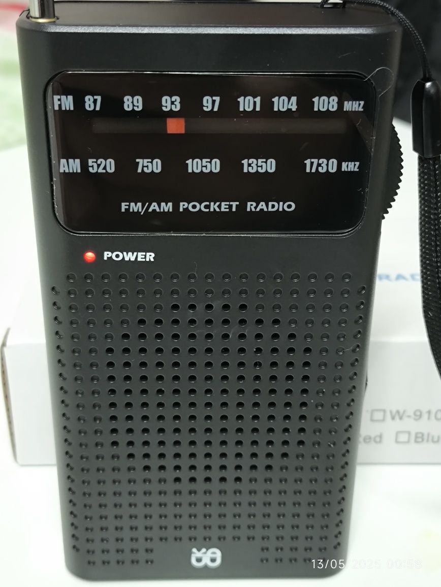 Rádio de mão portátil Novo