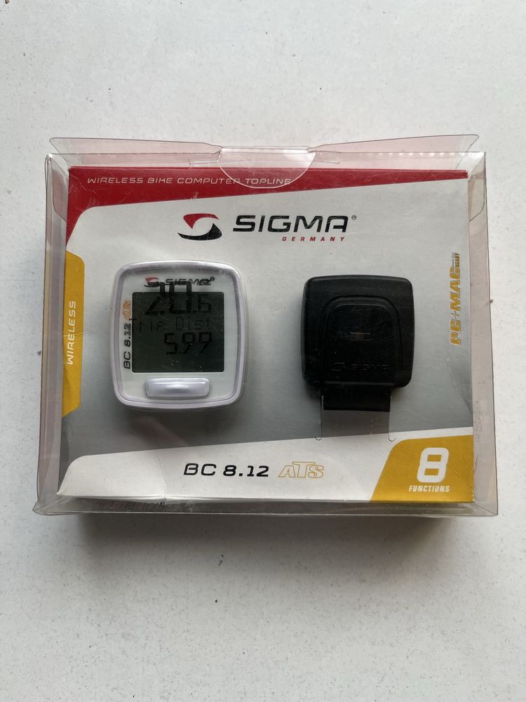 Licznik rowerowy bezprzewodowy Sigma BC 8.12 ATS