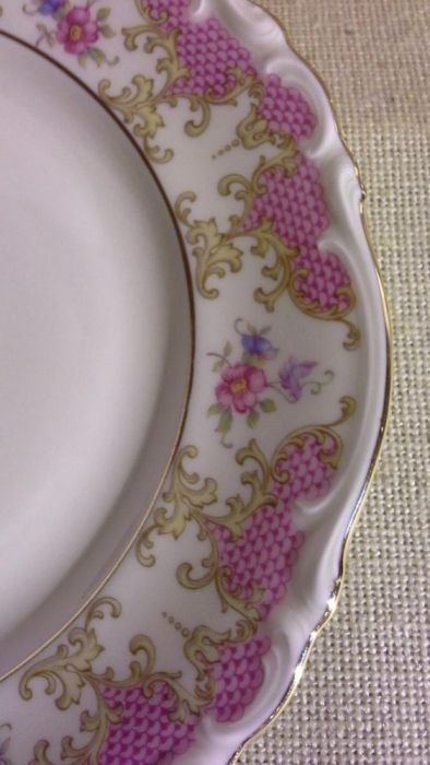 Porcelana Bavaria,H&C Heinrich Fanny Elssler,Zestaw śniadaniowy