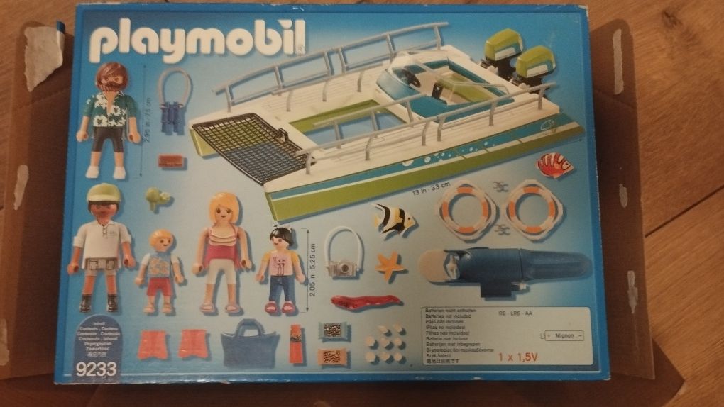Playmobil. Łódka z napędem. Kod 9233
