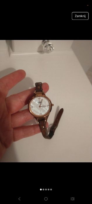 fossil damski zegarek skórzany es3101 Gerogia 
Oryginalny posiadam met