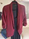 Blazer Zara cor Bordô