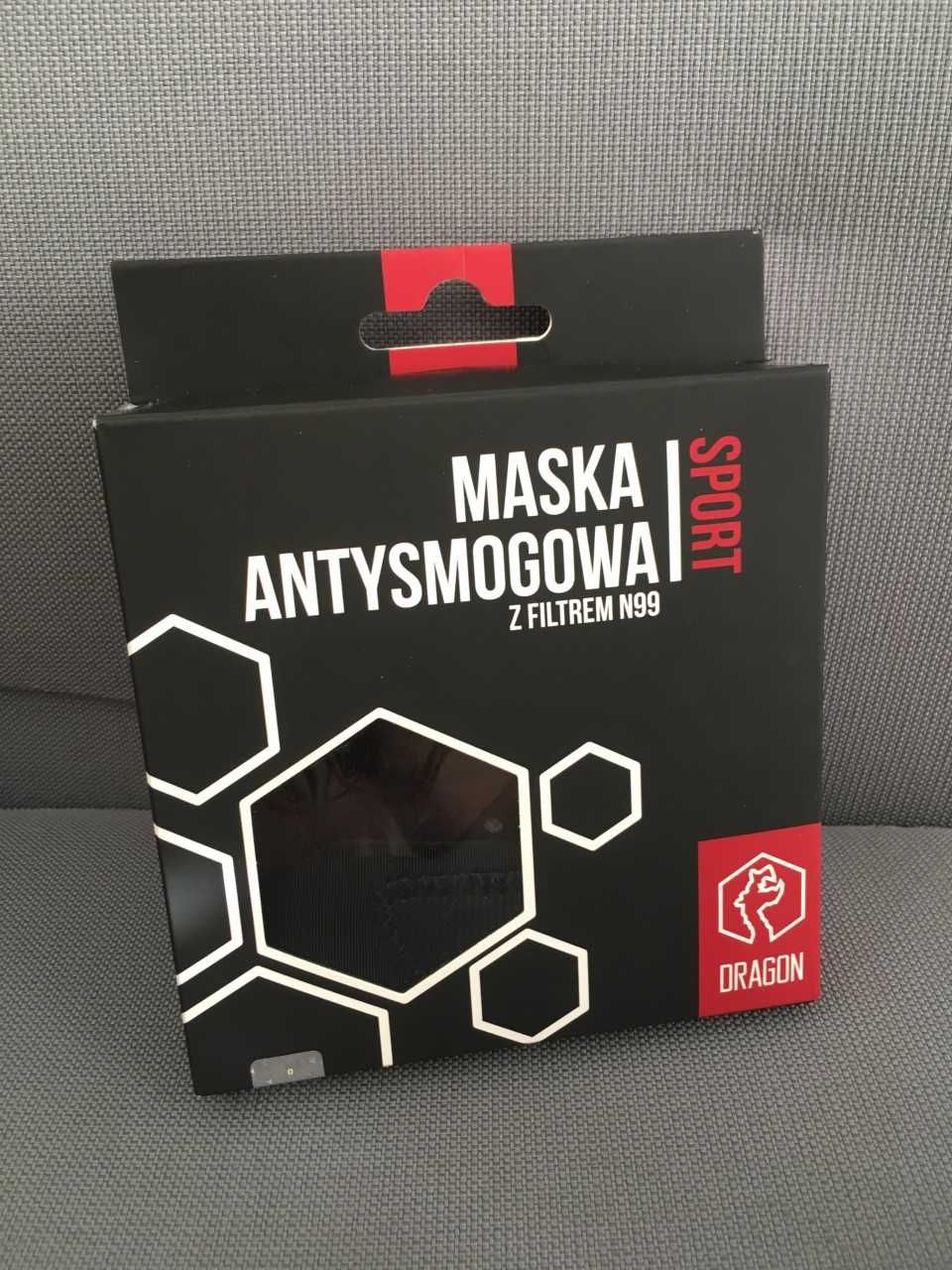 Maska antysmogowa Dragon Mask Sport rozmiar S + 2 filtry