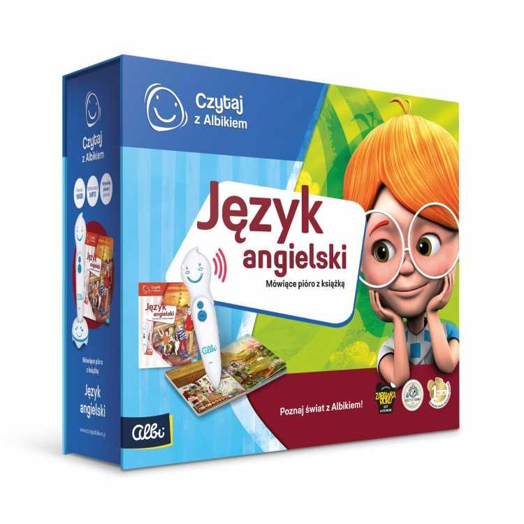 Elektroniczne pióro Albik zestaw pióro z książką Język angielski.