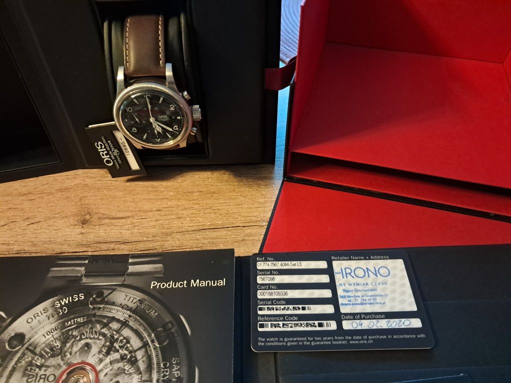 Oris Oskar Bider Limited Edition jak nowy