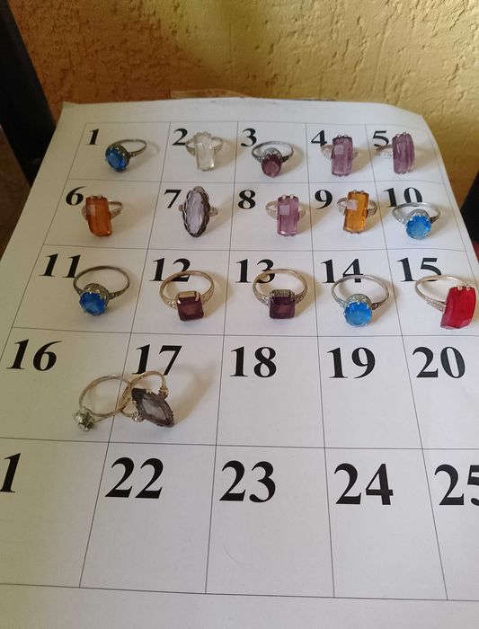 Советское серебряное кольцо 875 пробы с рубином