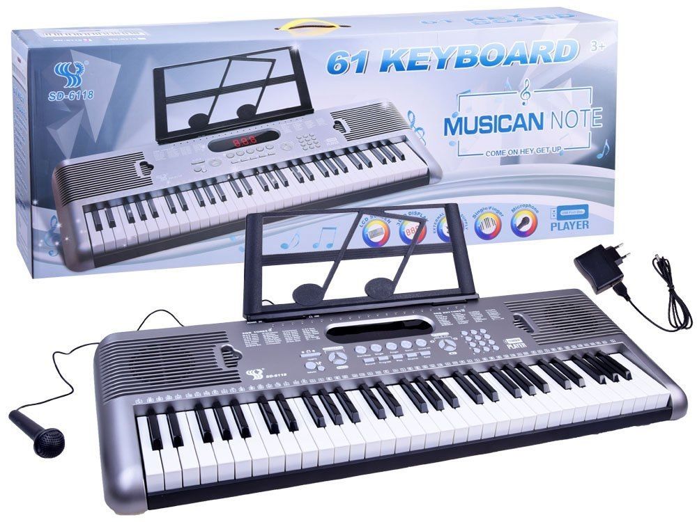 Organy Keyboard mikrofon 61klawisz SD-6118 IN0106