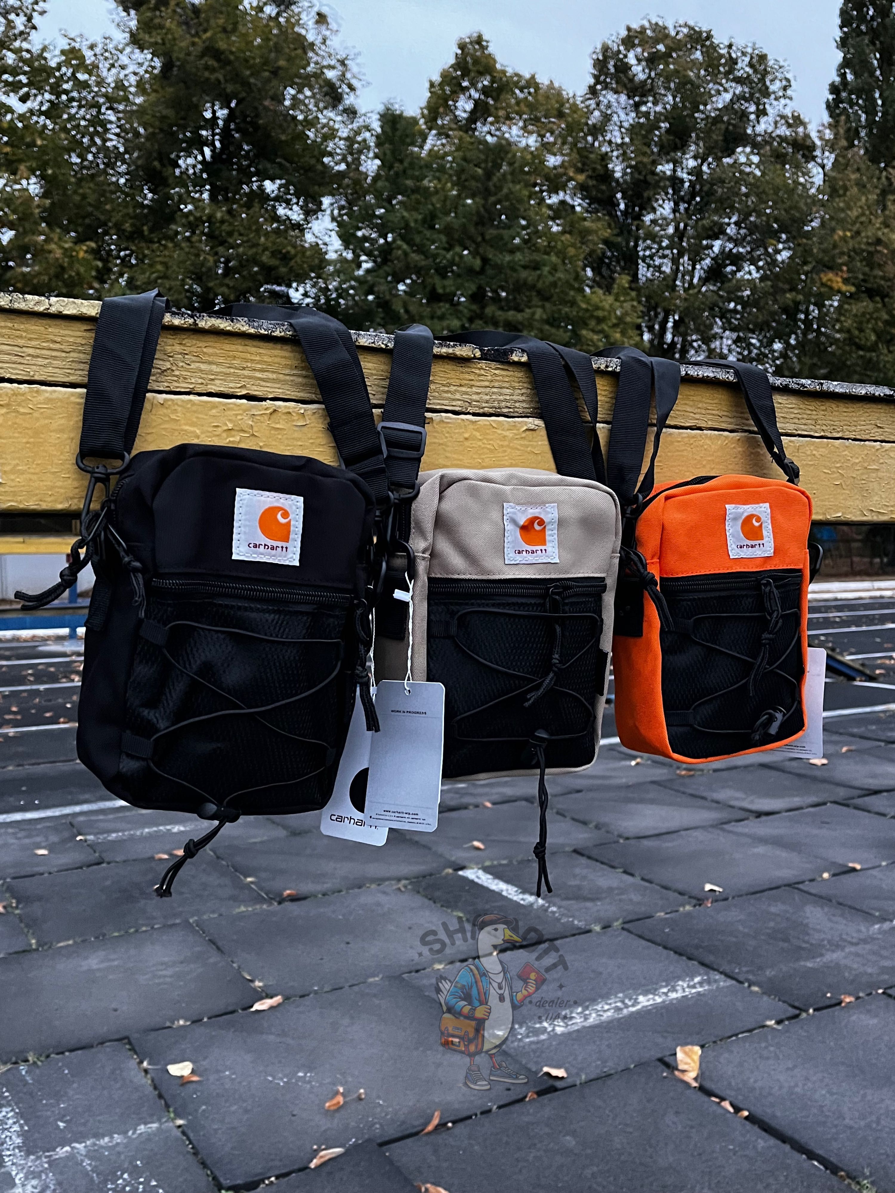 Сумка через плече CARHARTT | месенджер КАРХАРТТ | на затяжках |