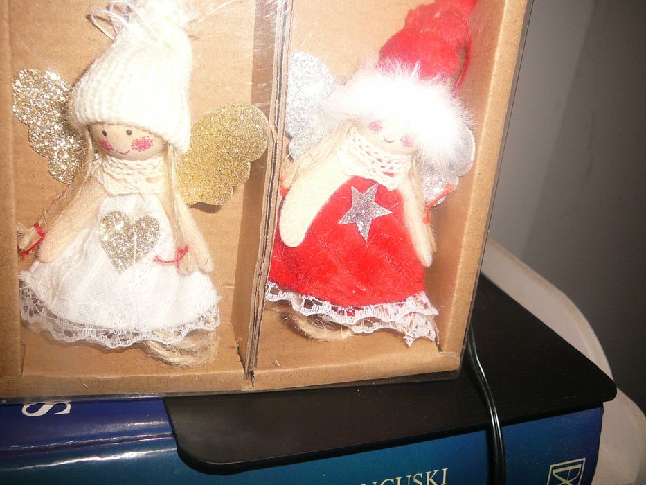 Nowe zawieszki aniołki 2szt  + obraz   anioł