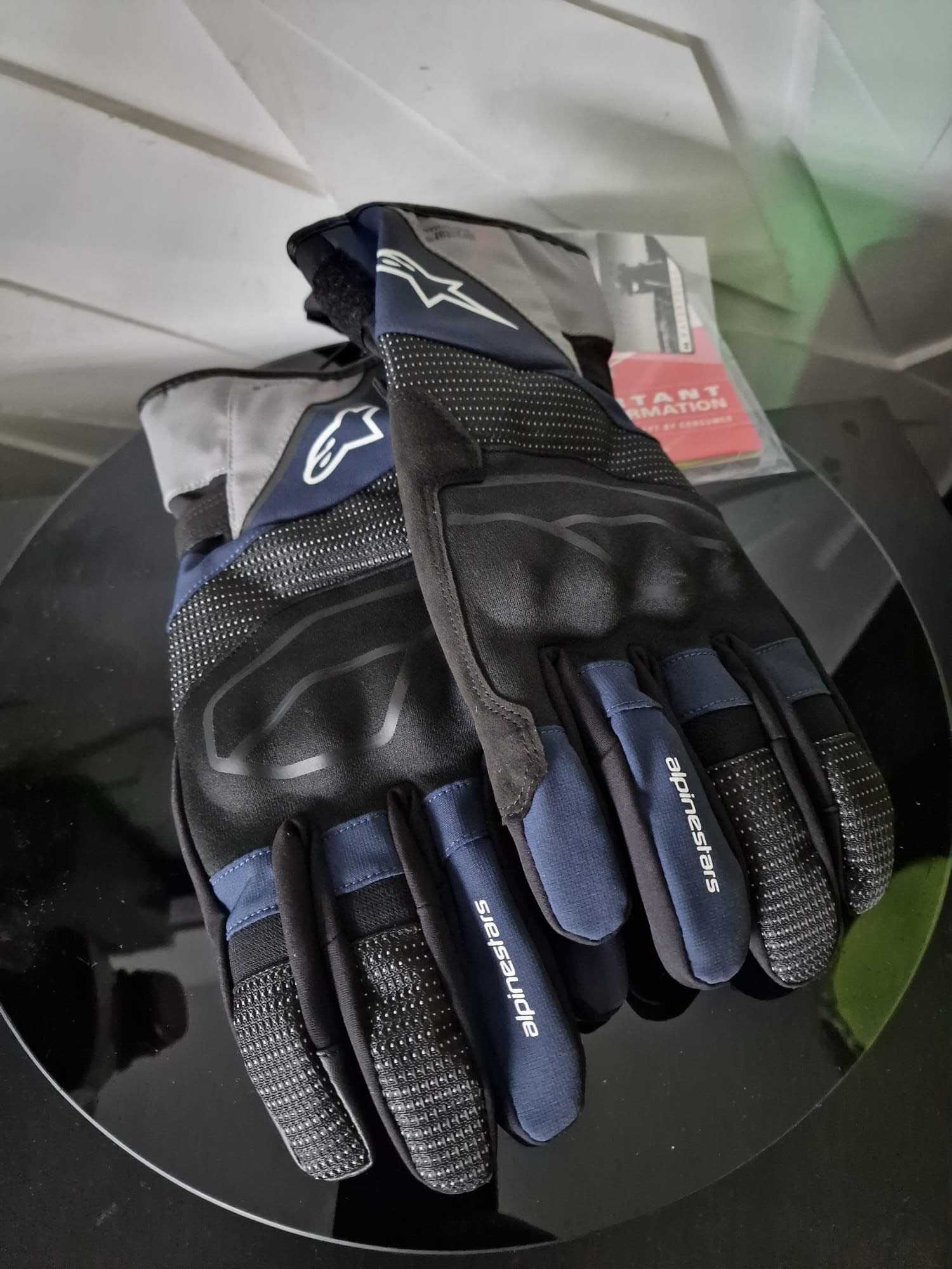 Rękawice motocyklowe Andes V3 DRYSTAR Black/Dark Blue sklep, GRATISY!