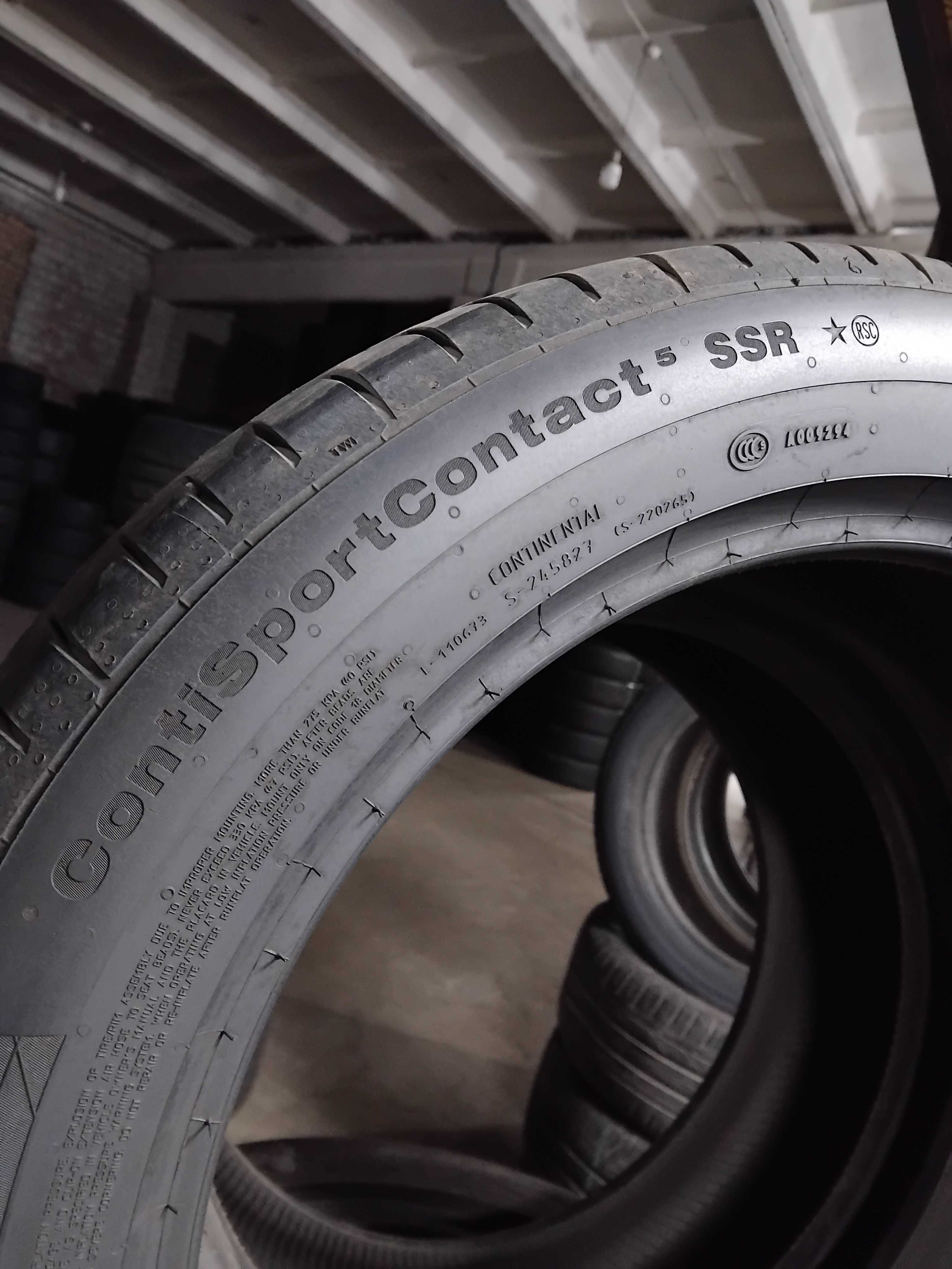 Шини бу 225/50 R18 Continental Sport Contact 5 Ran Flat Літо Комплект