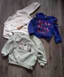 Bluzy dla dziewczynki Miki Disney kotki H&M M&S 98 104
