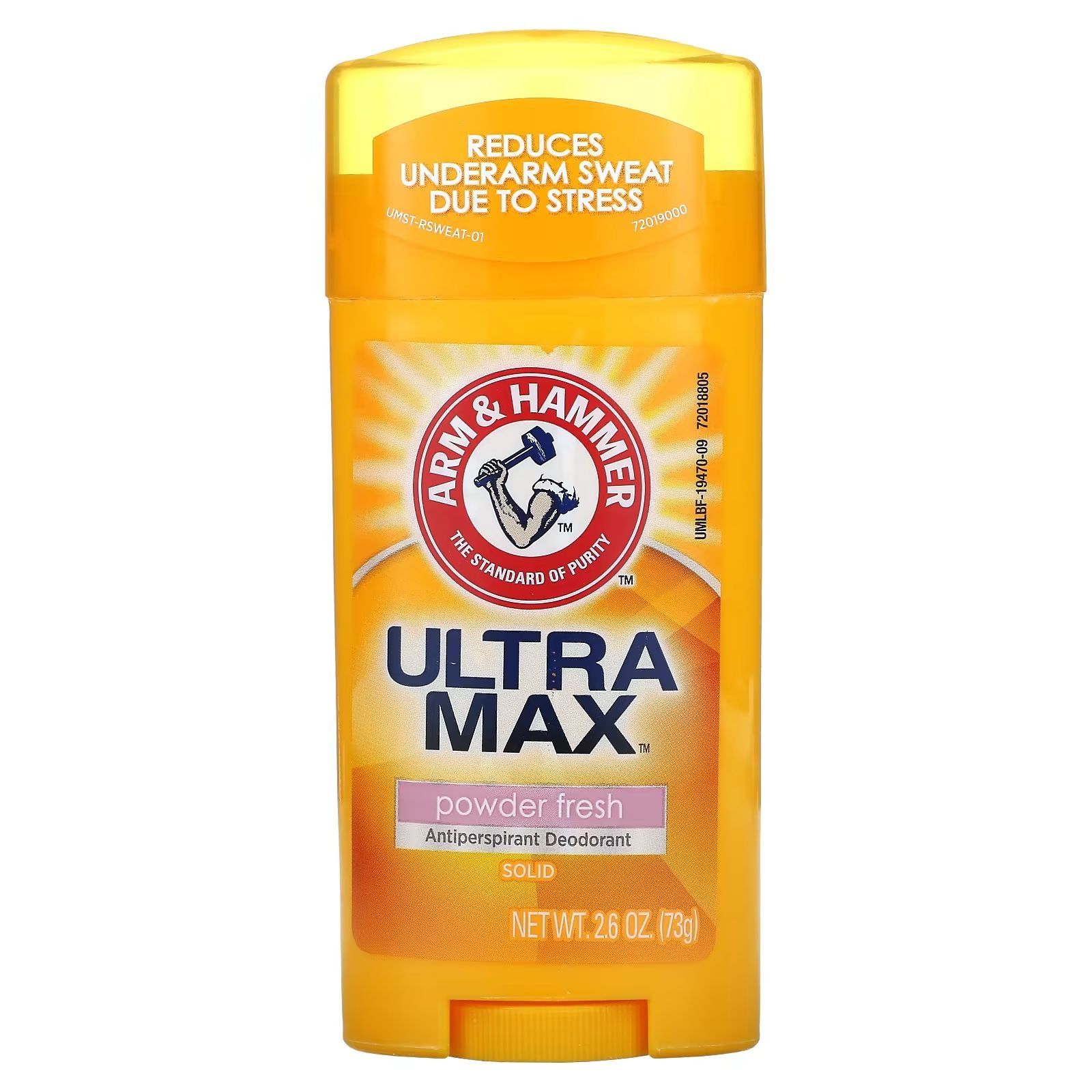 Arm&Hammer UltraMax твердий дезодорант-антиперспірант powder fresh 73г