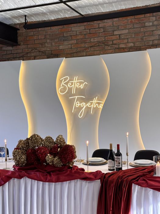 Ścianka ślubna, eventowa, fala, modułowa, led, dekoracyjna, 2026