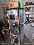 Vitrine em vidro estado usado