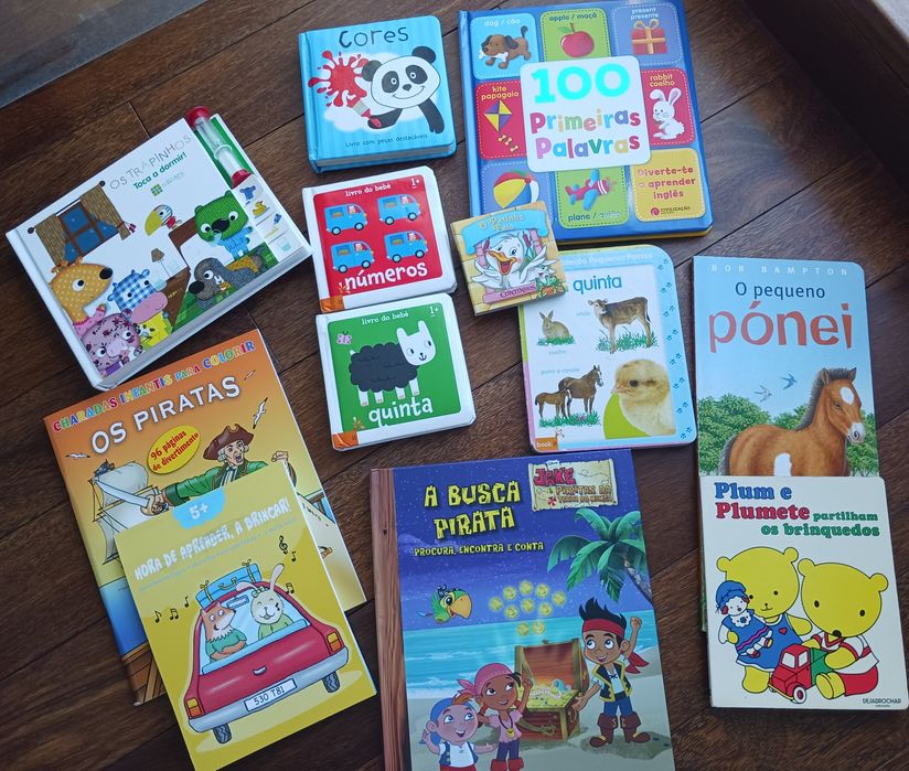 13 Livros infantis para bebés/crianças