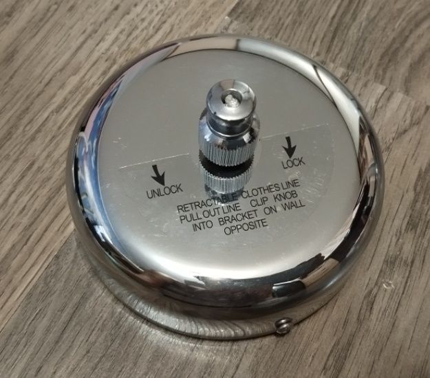 Вытяжная бельевая веревка, сушилка для одежды 2,8 М Хром.