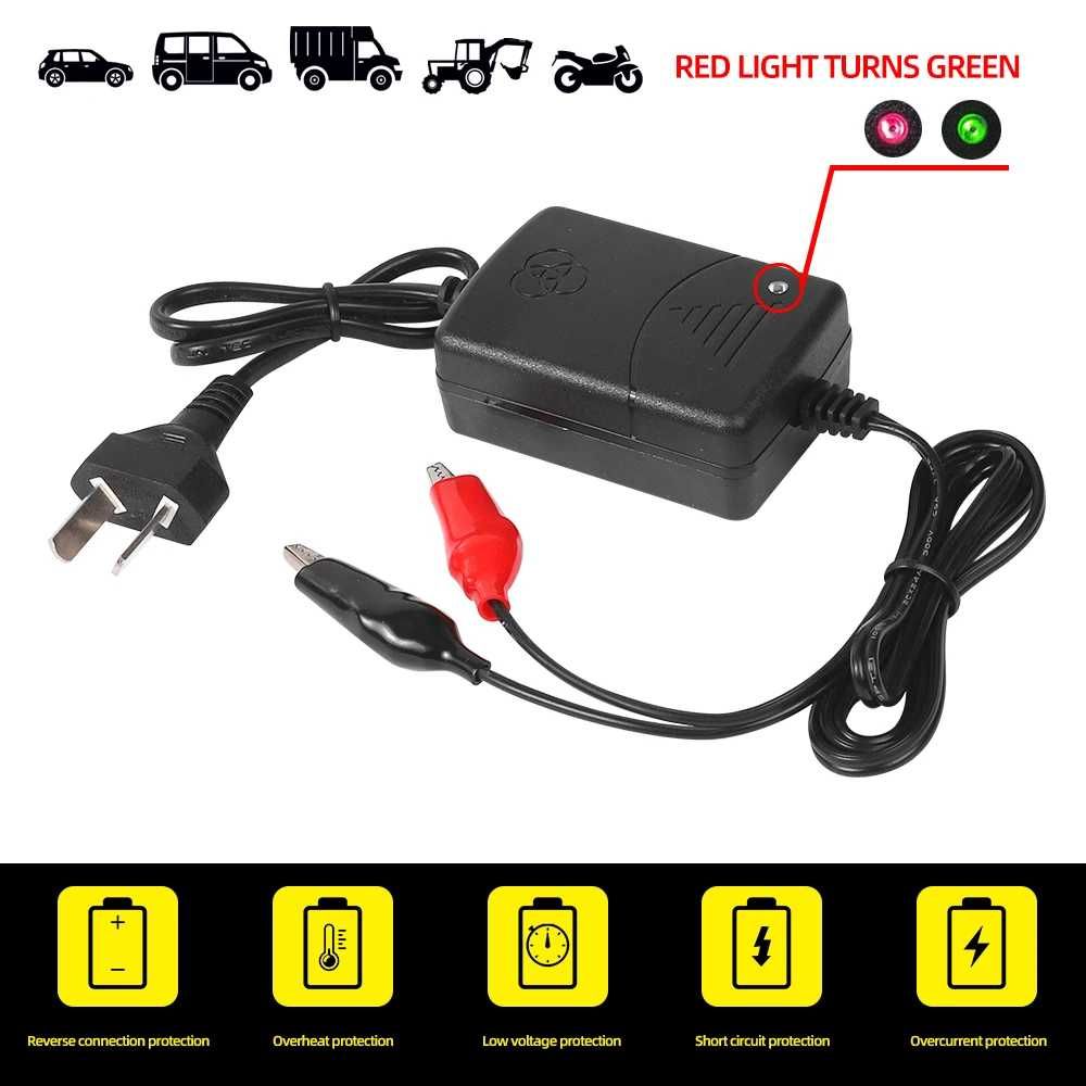 Carregador baterias 12V Carro autocaravana moto mota LED NOVO