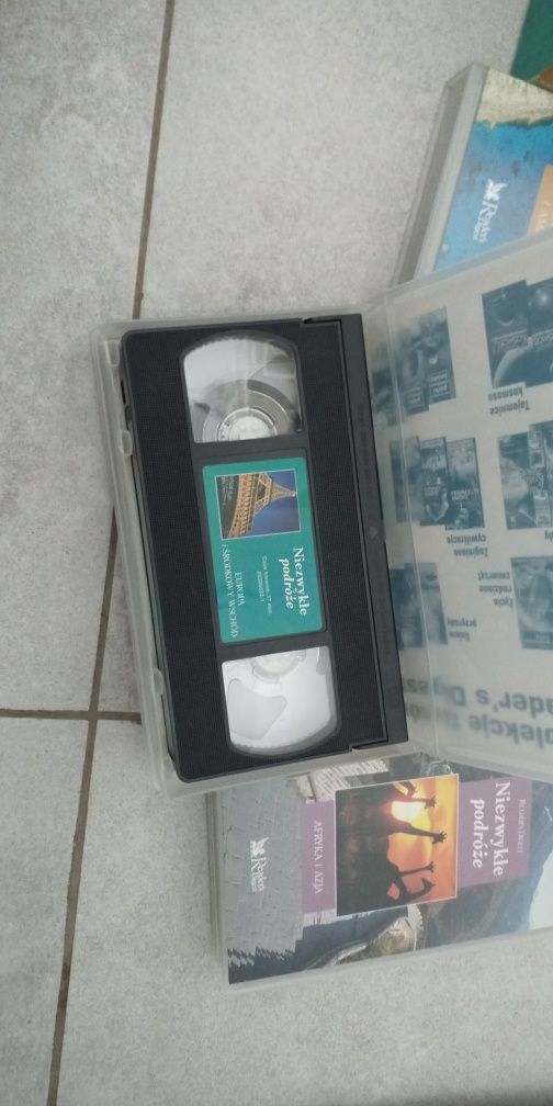 Zestaw trzech kaset VHS