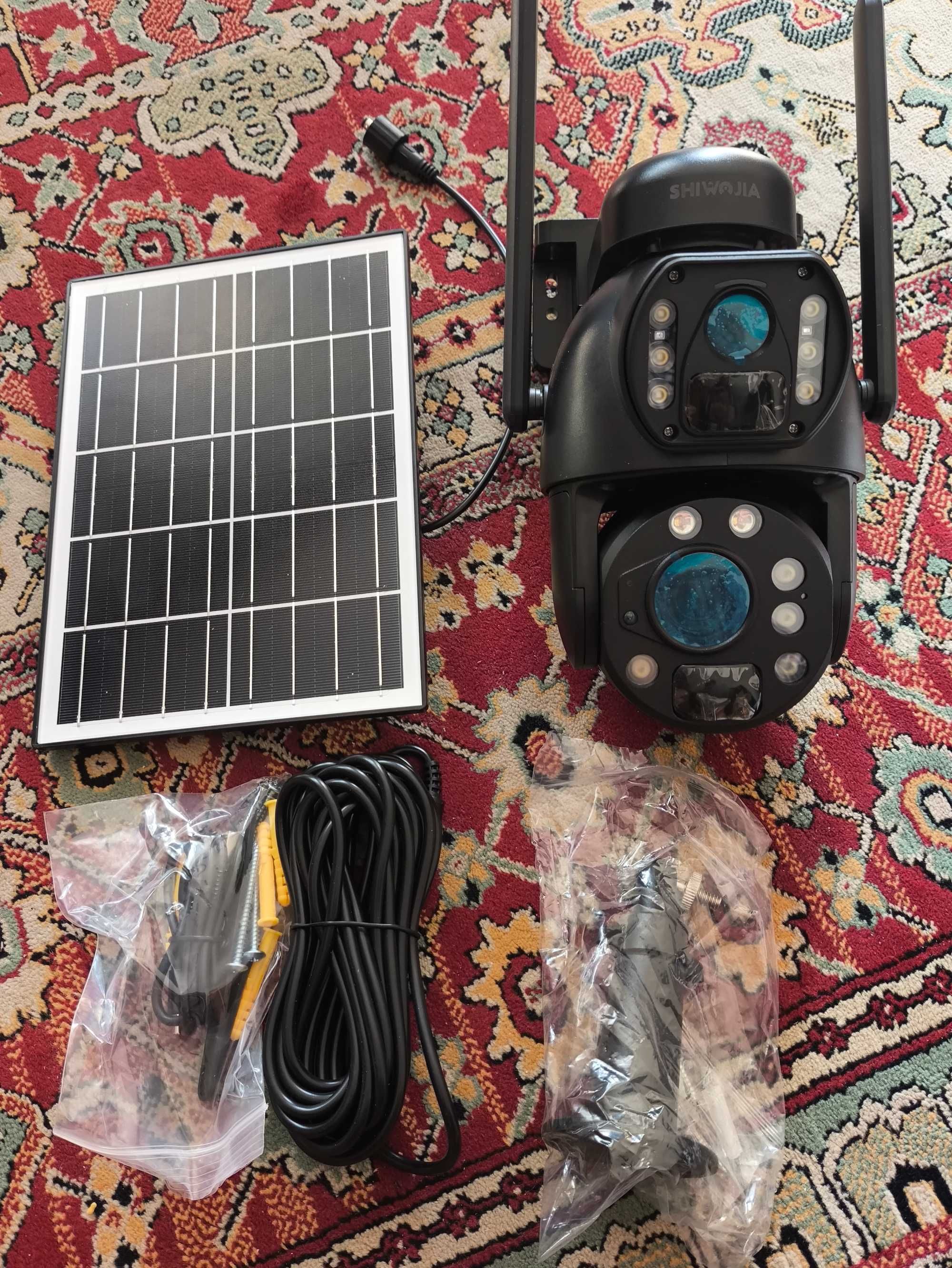 Kamera solarna 4G, zoom 36x, 2 obiektywy