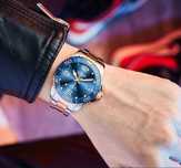 Zegarek mechaniczny naręczny szafirowe szkło Japan Movt