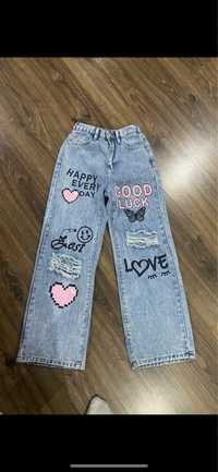 Jeans rozmiar 146  Nowe