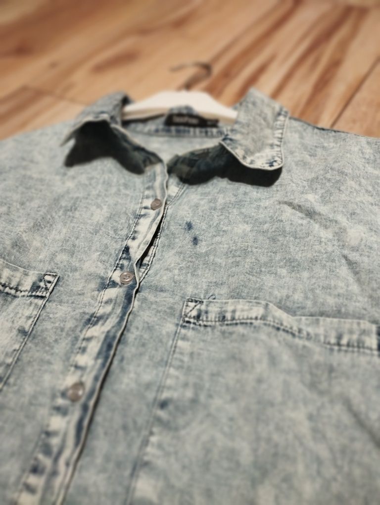 Koszula jeansowa oversize S/M cienka