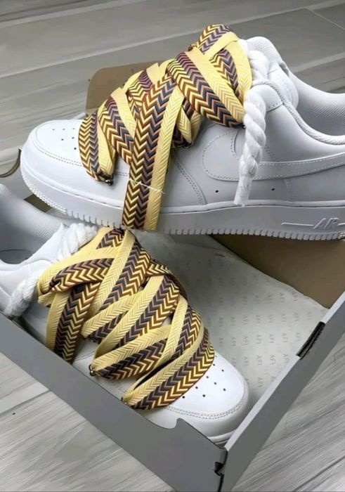 Унікальні кросівки Nike air force 1 lanvin