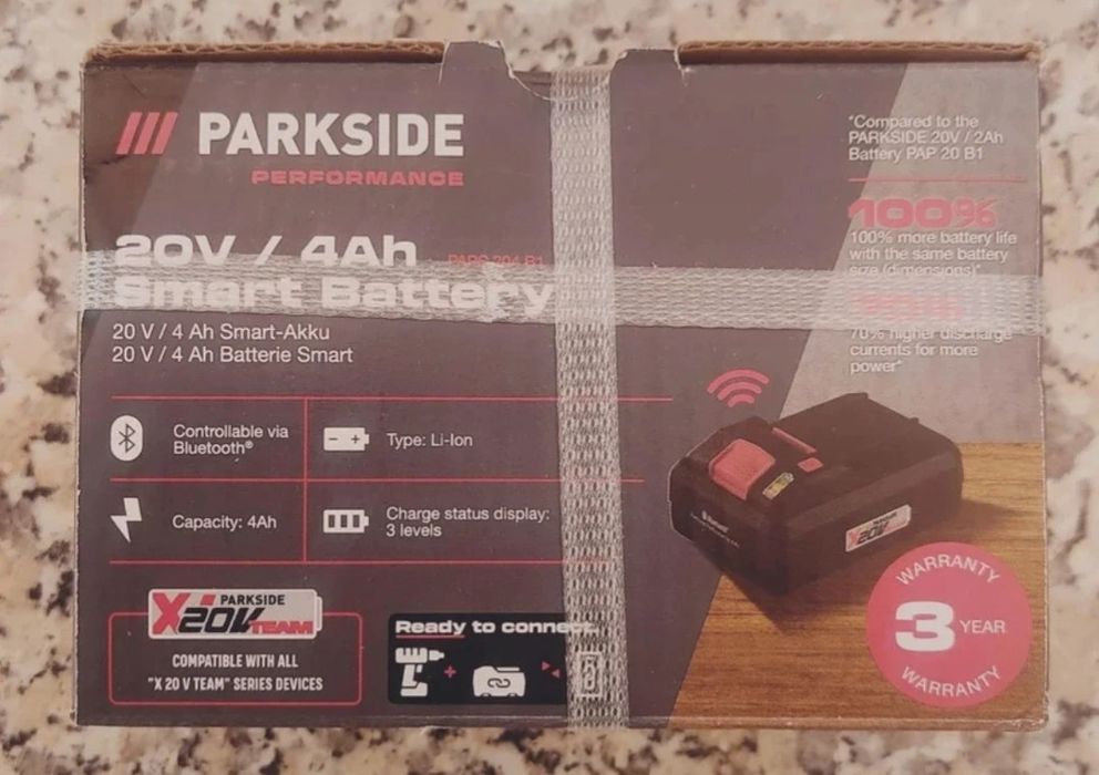 Bateria 20v / 12v Parkside - novo