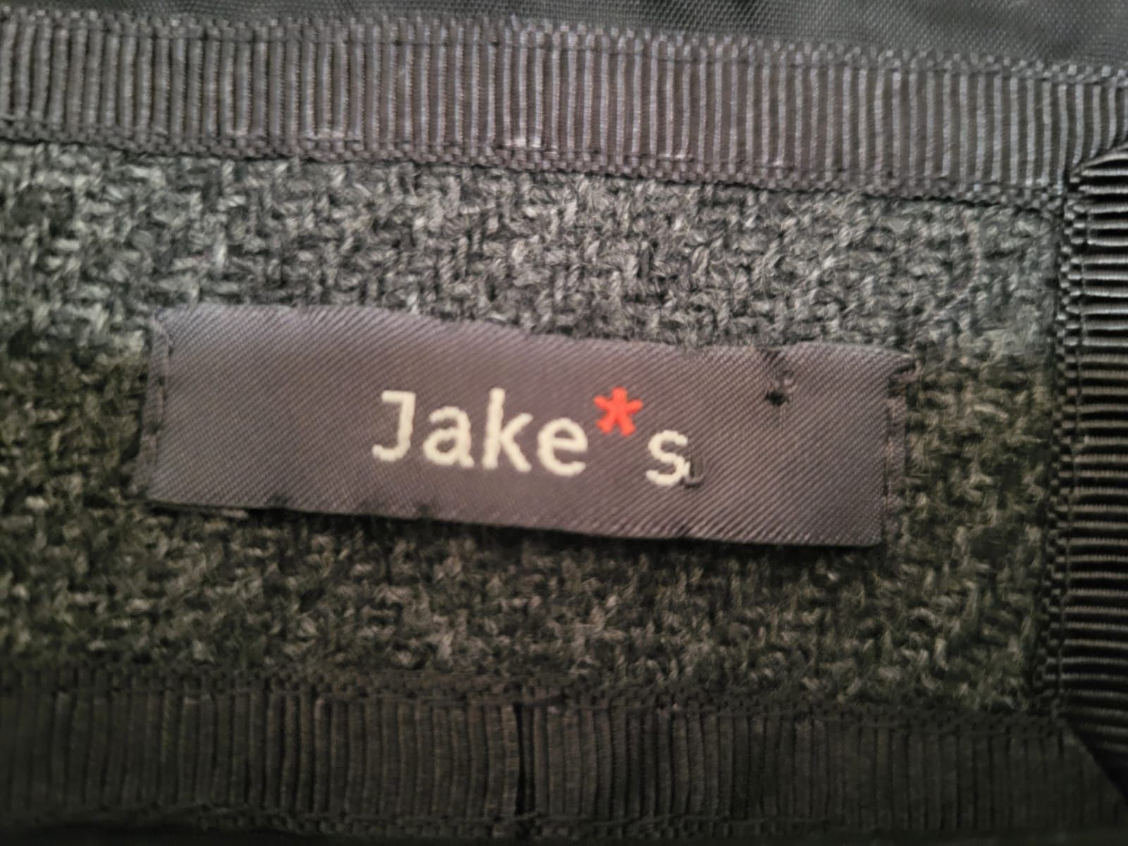 Jake*s M 38 elegancka marynarka żakiet wełniana grafitowa