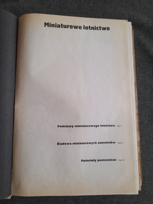 Miniaturowe lotnictwo Schier 1978r