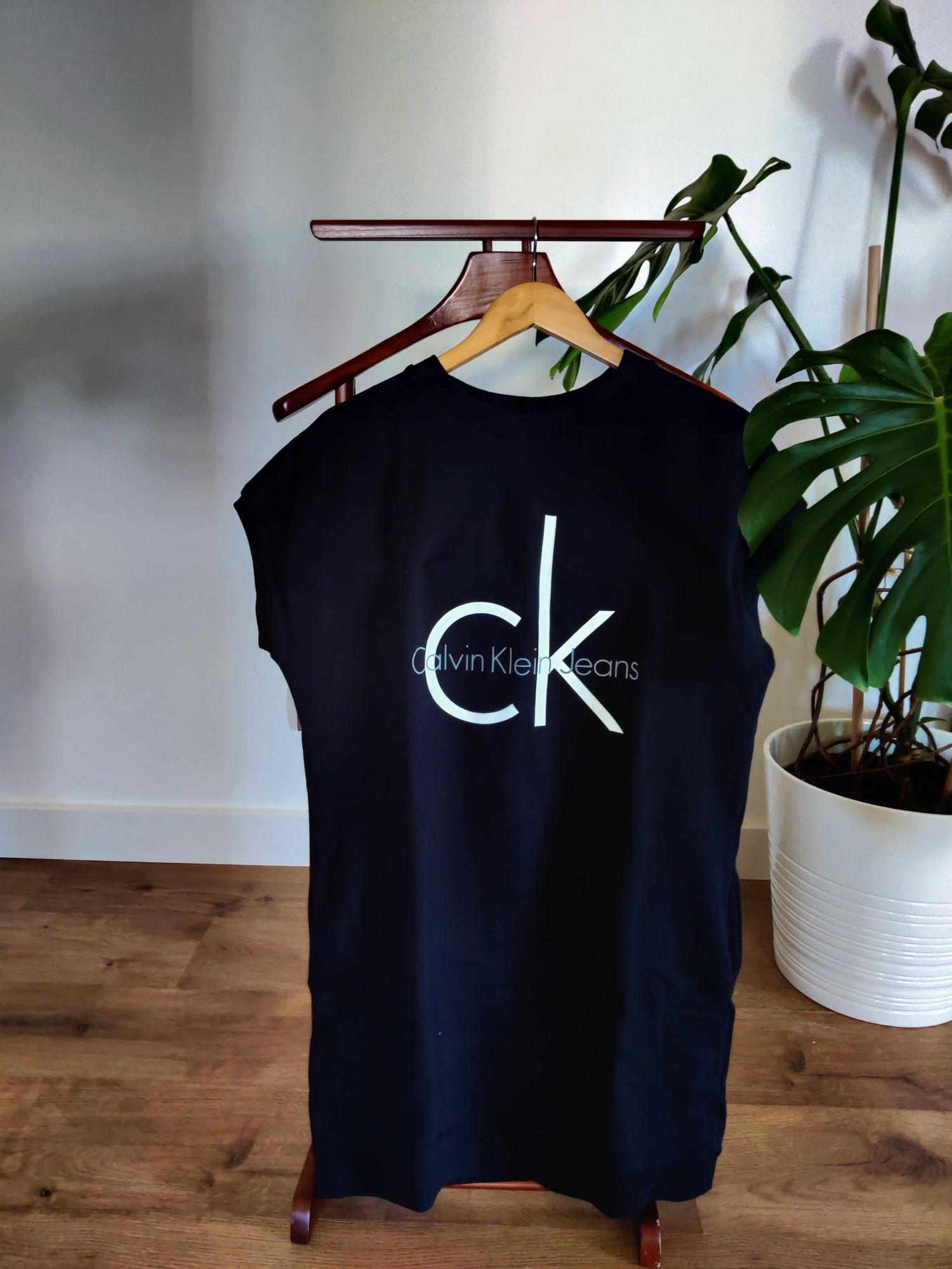 Vestido-camisola Calvin Klein