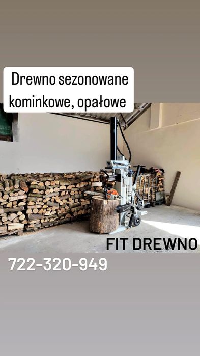 Drewno sezonowane kominkowe opałowe