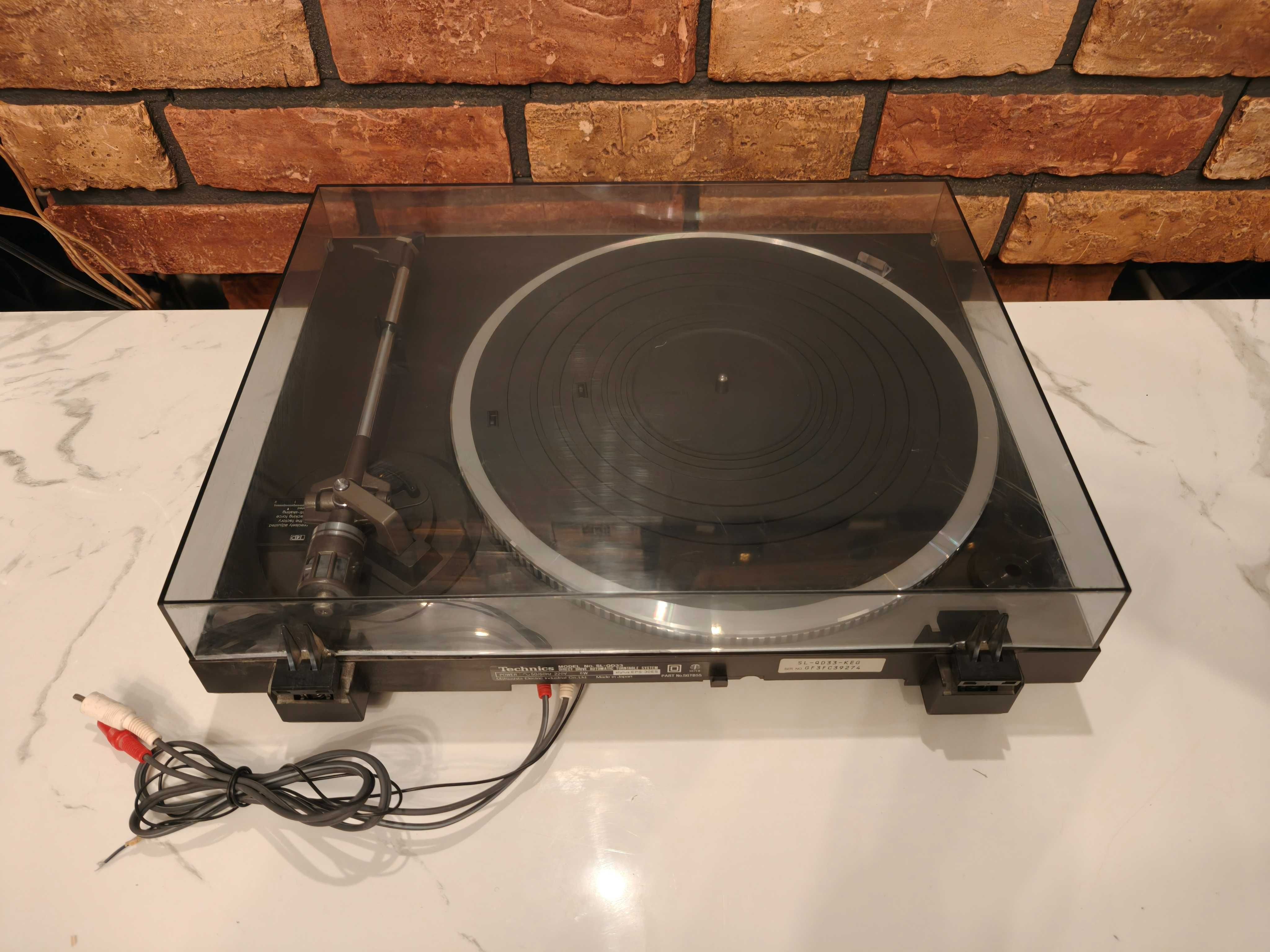 TECHNICS SL-QD33 ! Flagowy gramofon Direct Drive ! Automat