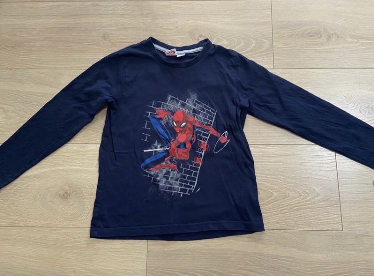 Koszulka z dlugim rekawem spider man i t shirt  122/128