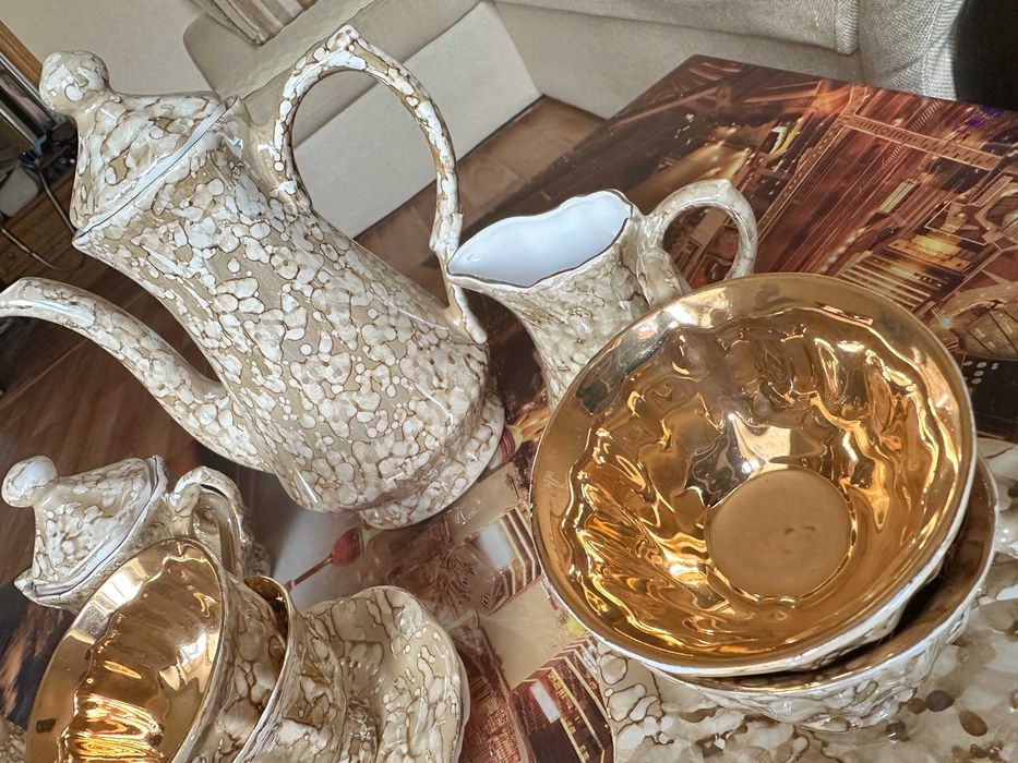 Кавовий чайний  сервіз порцеляновий (фарфоровый)