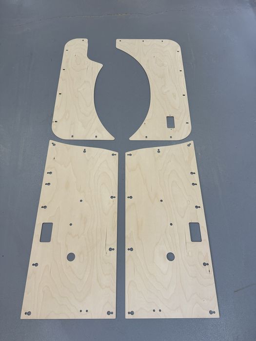 Boczki drzwi Suzuki Samurai, 410, 413, wnetrze, tapicerka