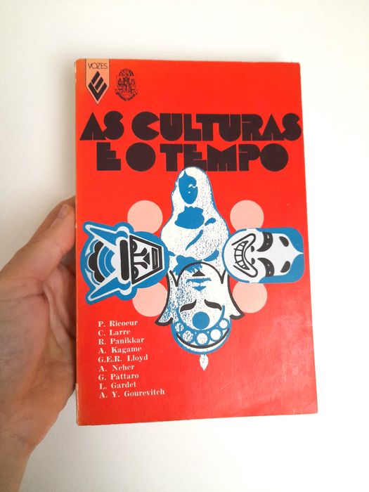 Livro Antigo As Culturas e o Tempo Editora Vozes Filosofia Sociologia