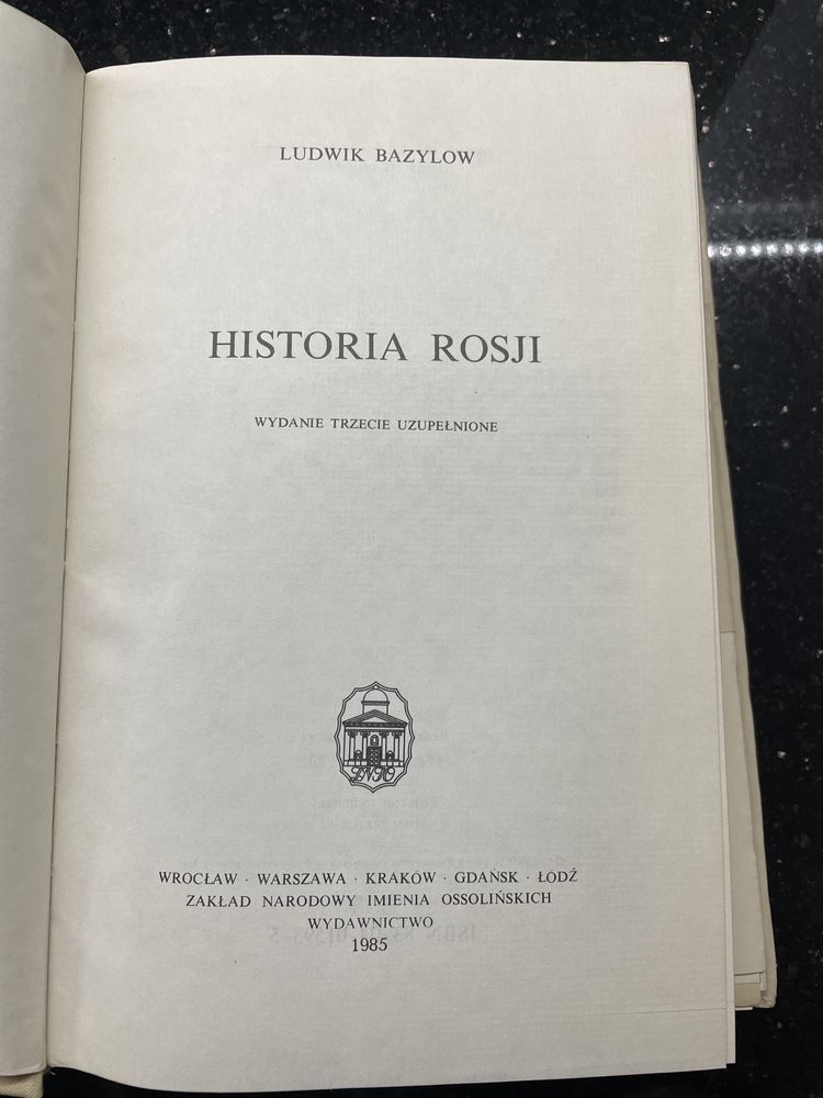 Historia Rosji Ludwik Bazylow