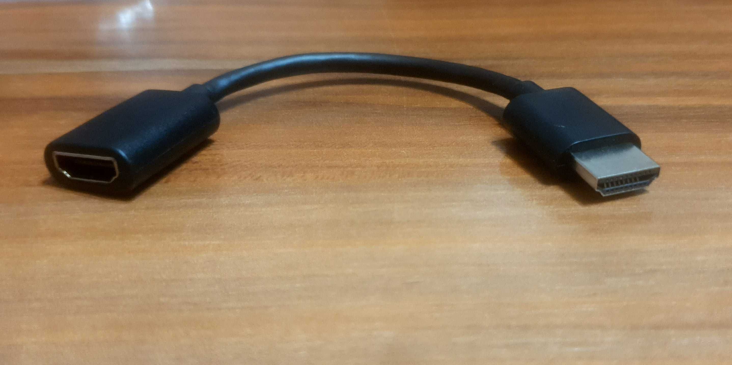 Adapter HDMI - HDMI 20 cm NOWY